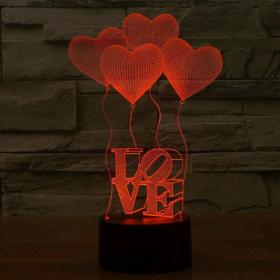 3D светильник "LOVE"